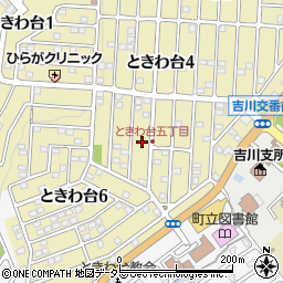 大阪府豊能郡豊能町ときわ台5丁目3周辺の地図