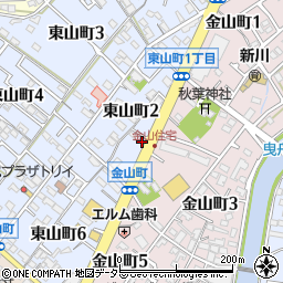 愛知県碧南市東山町2丁目28周辺の地図