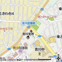 豊能警察署吉川交番周辺の地図