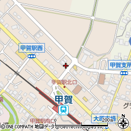 滋賀県甲賀市甲賀町大原市場977周辺の地図