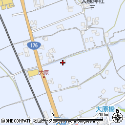 兵庫県三田市大原564周辺の地図