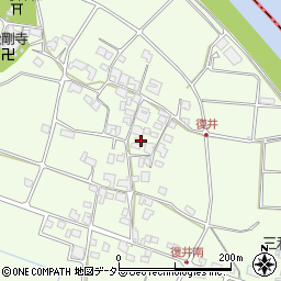 兵庫県小野市復井町1103-1周辺の地図