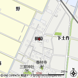 愛知県岡崎市福桶町柳原周辺の地図
