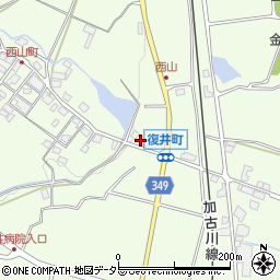 兵庫県小野市復井町1724周辺の地図