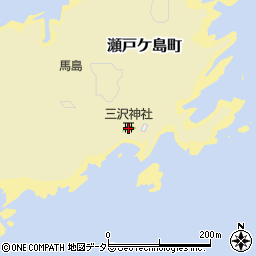 三沢神社周辺の地図