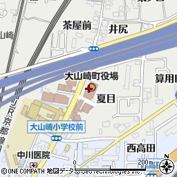 京都府大山崎町（乙訓郡）周辺の地図