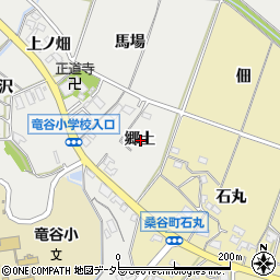 愛知県岡崎市竜泉寺町郷土周辺の地図