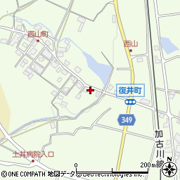 兵庫県小野市復井町1854周辺の地図