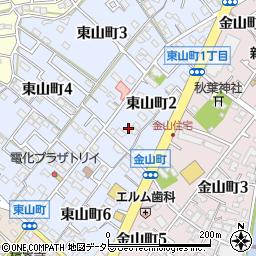 愛知県碧南市東山町2丁目43周辺の地図