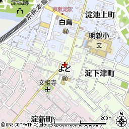 淀下津町周辺の地図