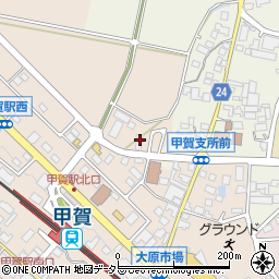 滋賀県甲賀市甲賀町大原市場769周辺の地図