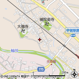 滋賀県甲賀市甲賀町大原市場455周辺の地図