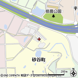 愛知県半田市砂谷町周辺の地図
