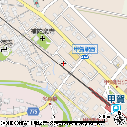 滋賀県甲賀市甲賀町大原市場848周辺の地図