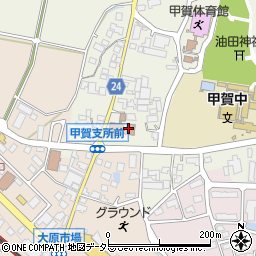 甲賀市役所　甲賀大原地域市民センター地域振興課周辺の地図