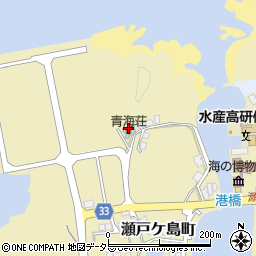 青海荘周辺の地図