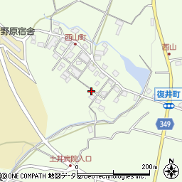 兵庫県小野市復井町1846周辺の地図