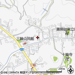 静岡県藤枝市岡部町三輪524-19周辺の地図