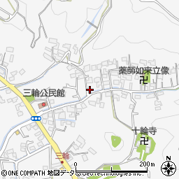 静岡県藤枝市岡部町三輪799周辺の地図