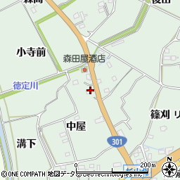 株式会社佐合木材新城営業所周辺の地図