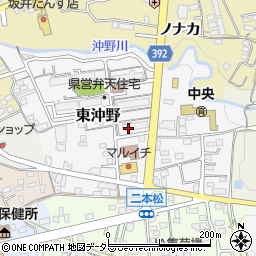 〒441-1363 愛知県新城市東沖野の地図
