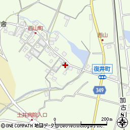 兵庫県小野市復井町1853周辺の地図