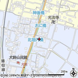 兵庫県姫路市香寺町犬飼331周辺の地図
