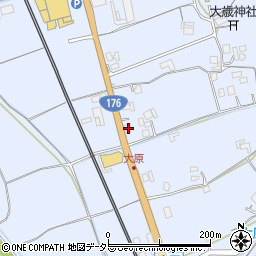 兵庫県三田市大原376周辺の地図