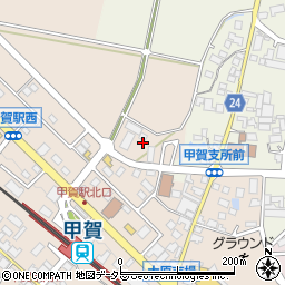 滋賀県甲賀市甲賀町大原市場770周辺の地図