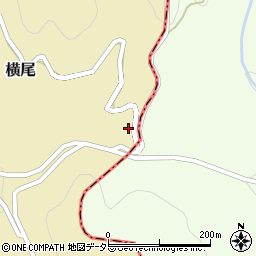 岡山県美作市横尾923-1周辺の地図