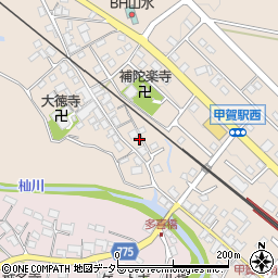 滋賀県甲賀市甲賀町大原市場453周辺の地図