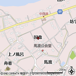 愛知県新城市日吉国森周辺の地図