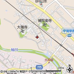滋賀県甲賀市甲賀町大原市場456-1周辺の地図