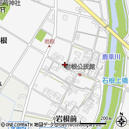 愛知県安城市小川町岩根周辺の地図