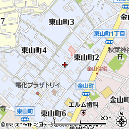 愛知県碧南市東山町3丁目87周辺の地図