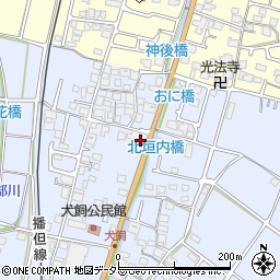 兵庫県姫路市香寺町犬飼444周辺の地図