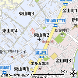 愛知県碧南市東山町2丁目39周辺の地図
