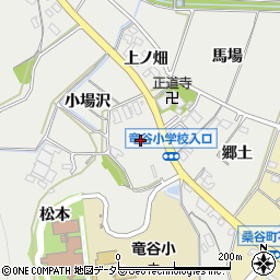 愛知県岡崎市竜泉寺町（仁田）周辺の地図