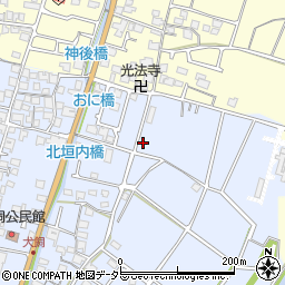 兵庫県姫路市香寺町犬飼316周辺の地図