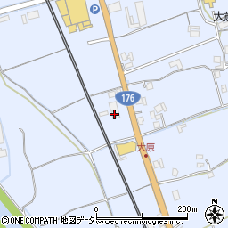 兵庫県三田市大原394周辺の地図