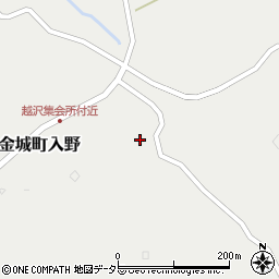 島根県浜田市金城町入野イ-651周辺の地図