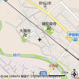 滋賀県甲賀市甲賀町大原市場456周辺の地図