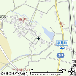 兵庫県小野市復井町1852周辺の地図
