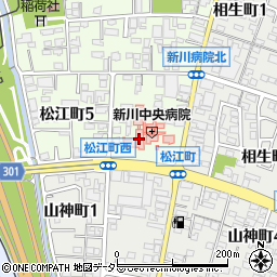医療法人松和会 新川中央病院周辺の地図