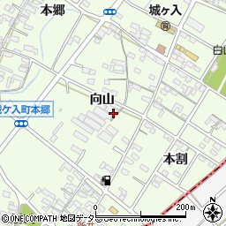〒444-1202 愛知県安城市城ケ入町団戸の地図