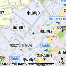 愛知県碧南市東山町3丁目80周辺の地図