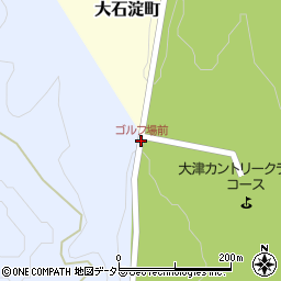 ゴルフ場前周辺の地図