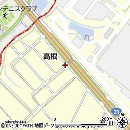 岡崎バイパス周辺の地図