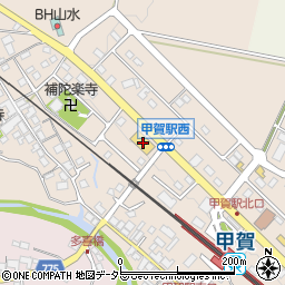 滋賀県甲賀市甲賀町大原市場806周辺の地図
