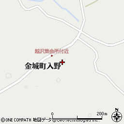 島根県浜田市金城町入野イ-671周辺の地図